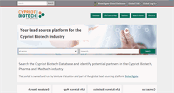 Desktop Screenshot of cypriotbiotech.com