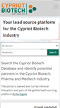 Mobile Screenshot of cypriotbiotech.com